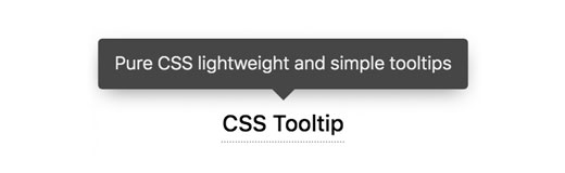 CSS Tooltip